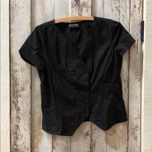 Emporia Armani waistcoat style top